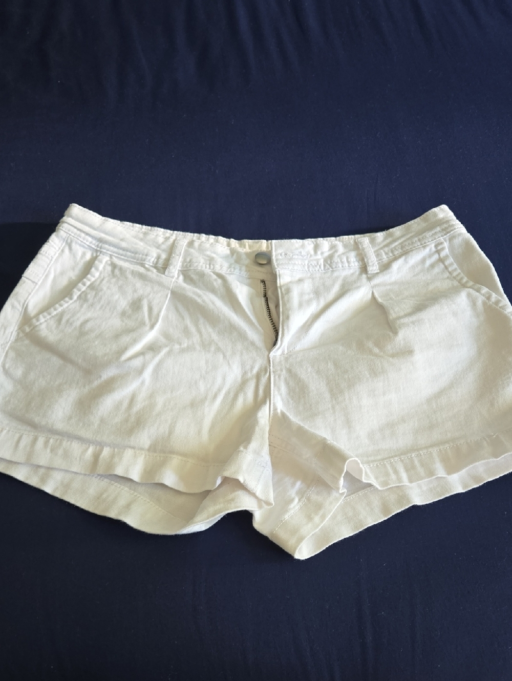 White Women's Casual Shorts - Classic Summer Staple